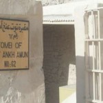 Entrada a la tumba original de Tutankamon.