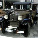 Un Adler Standard 6, el mismo modelo que el que condujo  Stinnes