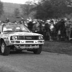 Michele Mouton y Fabrizia Pons Audi Quattro Sport-Chatsworth House 1984 RAC Rally UK