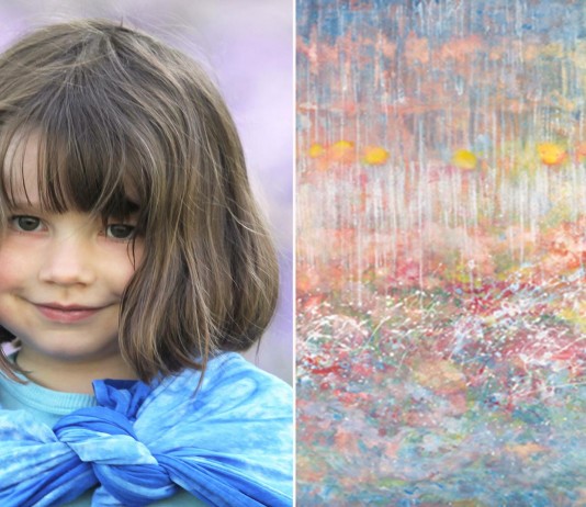 Iris Grace, la niña con autismo que crea obras asombrosas