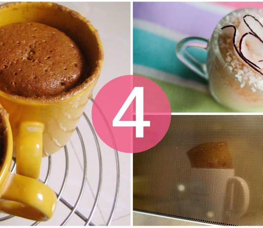 4 postres INCREÍBLES con una taza y un microondas