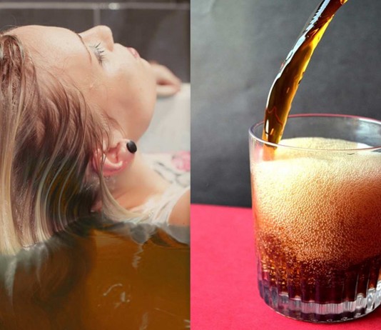 Muchos han empezado a lavarse el pelo con Coca-Cola