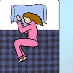 Las posturas que adoptamos al dormir varían dependiendo de cómo nos sintamos