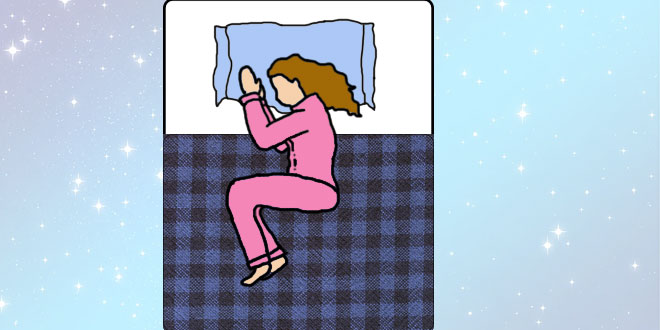Las posturas que adoptamos al dormir varían dependiendo de cómo nos sintamos 