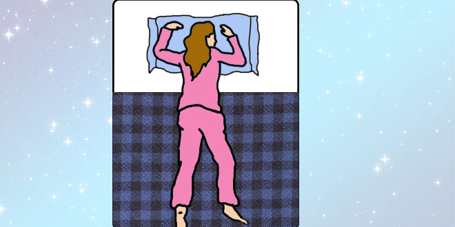 Dormir boca abajo es otra de las posturas más comunes
