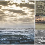 Grabado kraken atacando barco