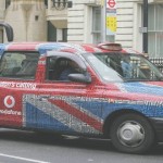 Union Jack cab