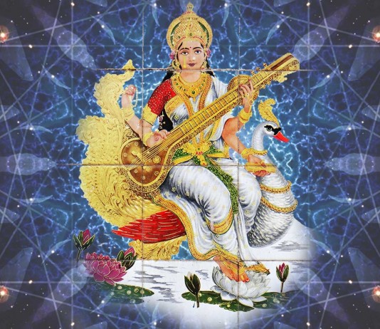 Conoce a Sarasvati, la diosa hindú de la sabiduría sarvasti india