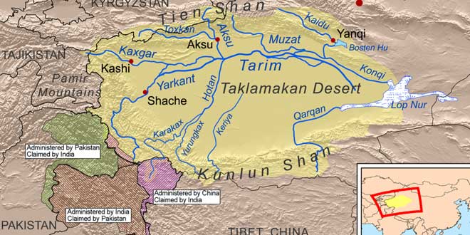 mapa tarim