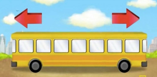 Hacia dónde avanza el autobús