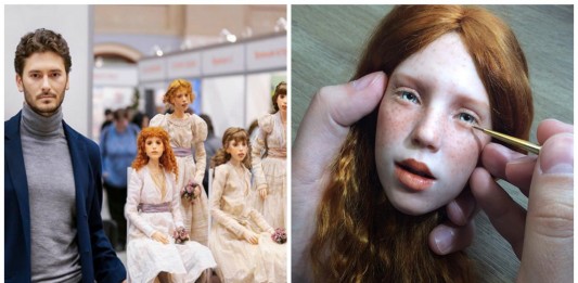 Las impresionantes muñecas hiperrealistas de Michael Zajkov Artista crea caras munecos increiblemente realistas