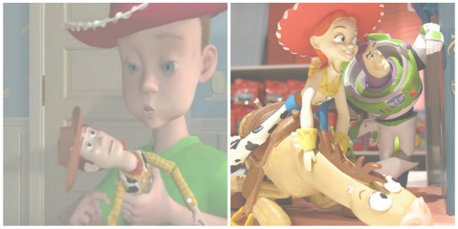 Jessie y Emily en Toy Story