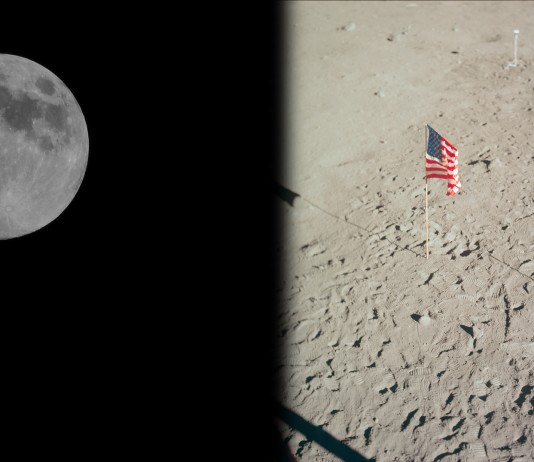 ¿Podemos ver las banderas plantadas en la Luna desde la Tierra?