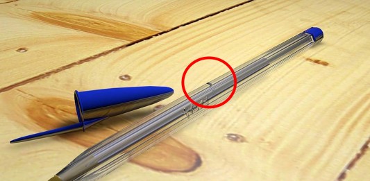 ¿Sabes para qué sirve el agujero lateral de los bolis BIC?