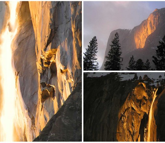 La espectacular cascada de fuego de Yosemite