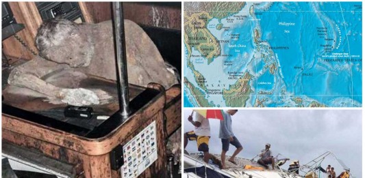 ¡Hallan un náufrago momificado, pegado a su radio!