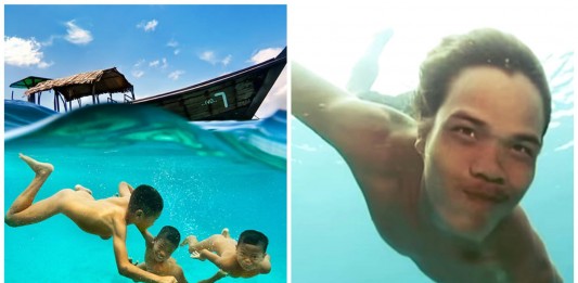 El increíble poder de los "niños-delfín" del mar de Andaman