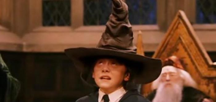 sombrero seleccionador, Ron, teoría de Harry Potter sobre las casas