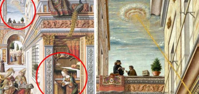 ovnis en pinturas del renacimiento antiguas