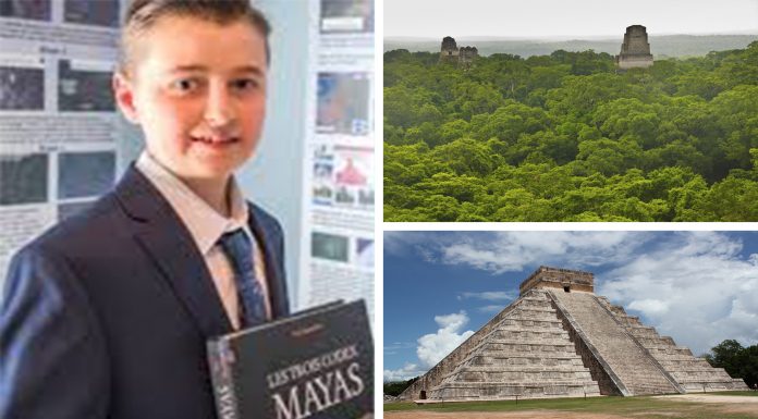 Un adolescente descubre haciendo cálculos una ciudad maya desconocida