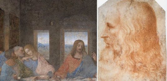 La curiosa historia del Jesús y el Judas de la Última Cena de Da Vinci