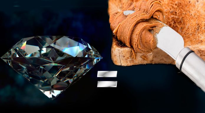 ¡Increíble! La crema de cacahuete puede convertirse en diamantes, en ciertas condiciones