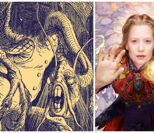Jabberwocky, la extraña criatura de «Alicia a través del espejo» Jabberwocky