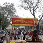 Shri Shaneshwar Devasthan at Shani Shingnapur, Maharashtra