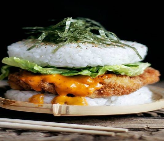 Sushi burger la nueva comida que está causando sensación