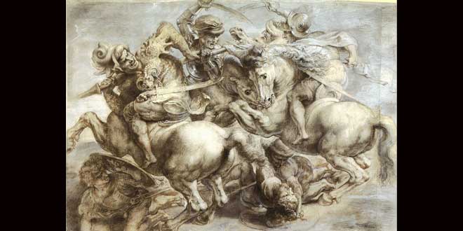 La Batalla de Anghiari, la pintura perdida de Leonardo