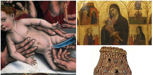 Prepucios, pañales, suspiros... las reliquias más raras conservadas por la iglesia