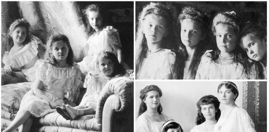 La terrible muerte de las hijas del Zar, Olga, Tatiana, María y Anastasia