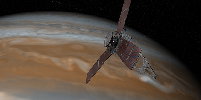 La sonda espacial Juno llegó a Júpiter