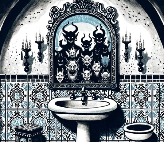 demonios que viven en el baño