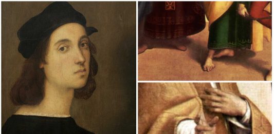 Porqué Rafael pintaba 6 dedos a algunos de sus personajes