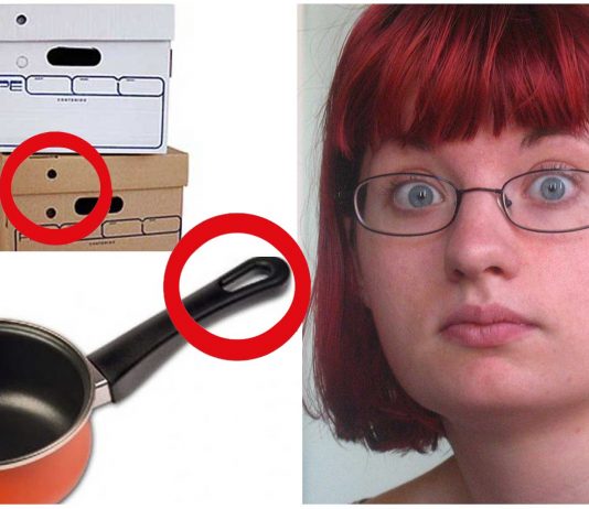 Agujeros misteriosos en objetos cotidianos