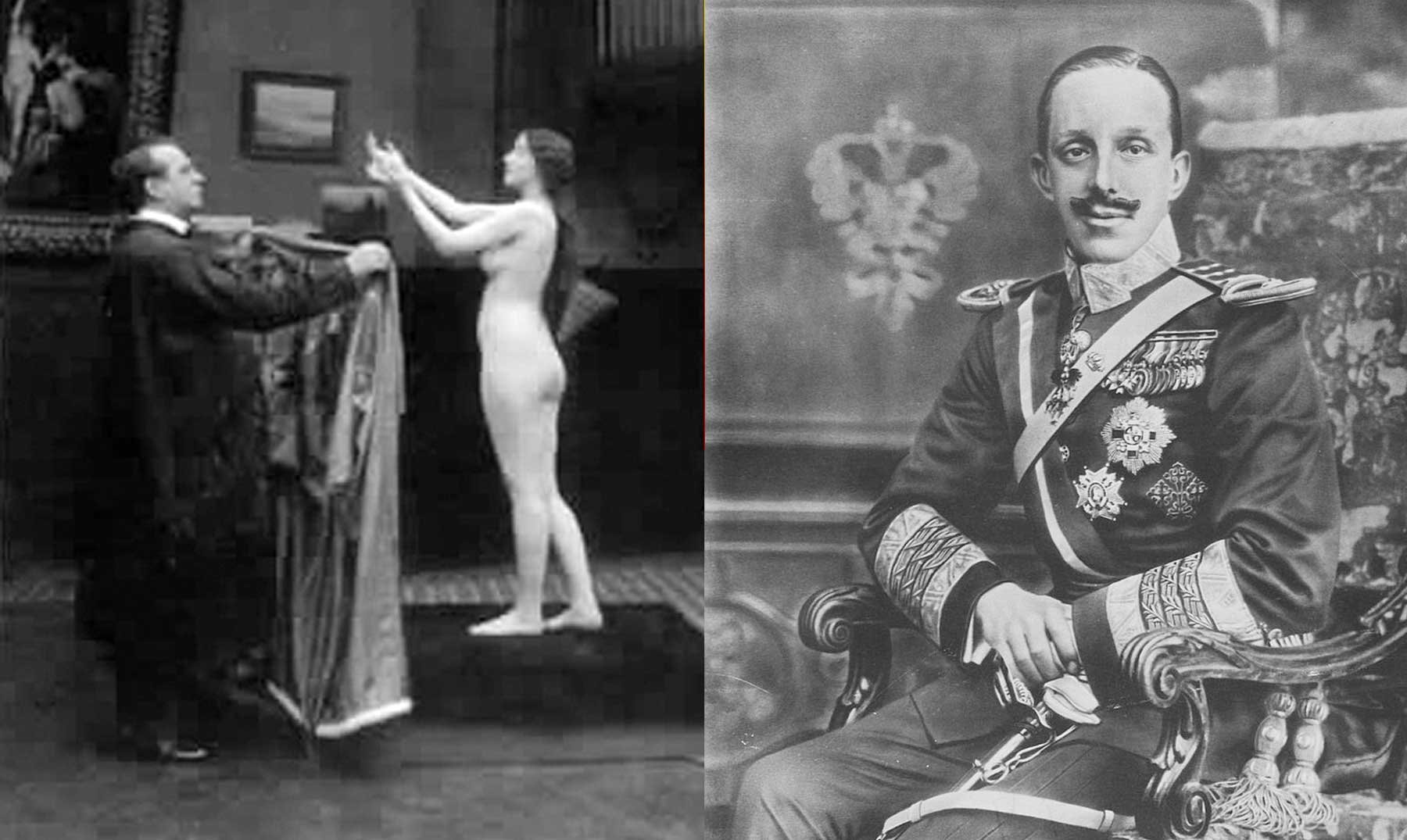 El rey Alfonso XIII ¿productor de películas porno?