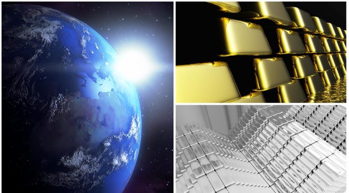 ¿De dónde viene el oro y la plata de la Tierra?