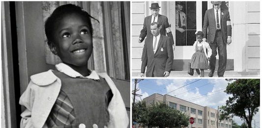 El duro curso escolar de Ruby Bridges, la 1a. niña negra en la integración escolar americana El duro curso escolar de Ruby Bridges, la 1a. niña negra en la integración escolar americana