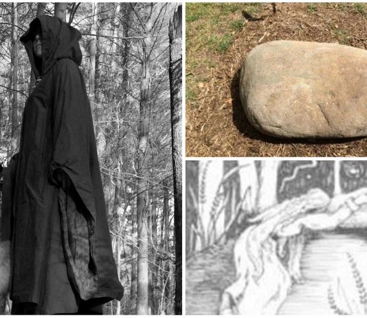 La maldición de Moll Dyer y sus huellas en la piedra La maldición de Moll Dyer y sus huellas en la piedra