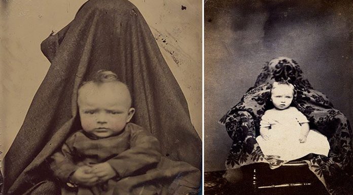 ¿Qué son esos perturbadores seres bajo mantas que sostienen a los niños victorianos?