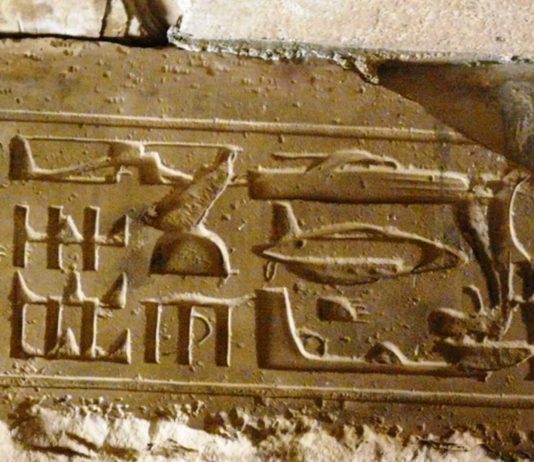 Un misterioso helicóptero en un jeroglífico egipcio Un misterioso helicóptero en un jeroglífico egipcio