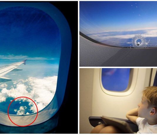 ¿Por que las ventanillas del avión tienen un agujero?