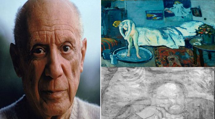 El hombre oculto en La Habitación Azul de Picasso