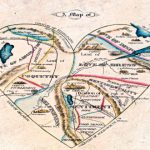 El mapa del corazón de una mujer de 1833