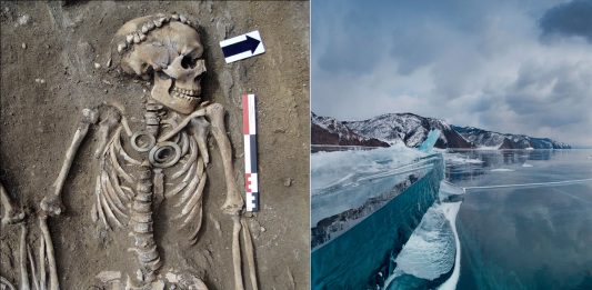 La pareja que lleva 5000 años de la mano hallada junto al lago Baikal, Siberia