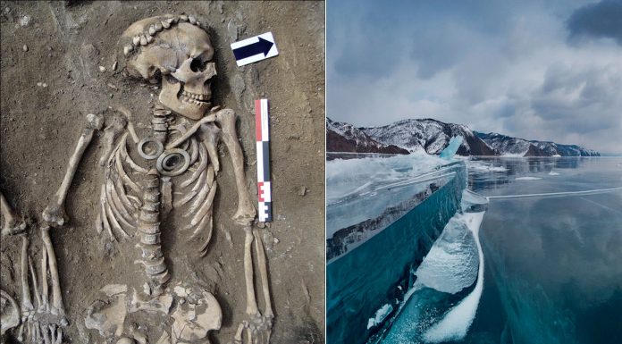 La pareja que lleva 5000 años de la mano hallada junto al lago Baikal, Siberia