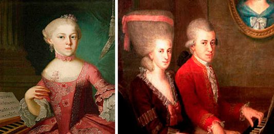 La hermana de Mozart era tan genial cómo su hermano, ¿sabes por qué dejó la música?