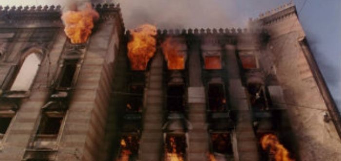 Bibliotecas quemadas