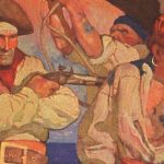 Pirata con pendiente